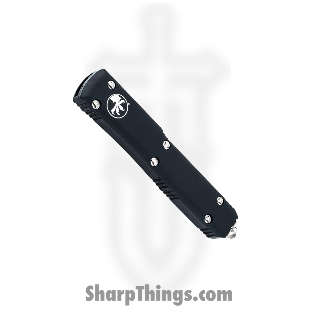 Microtech - 122-5 - Ultratech - OTF Auto - Elmax, M390, 204P Satin Dagger - 6061-T6 Aluminum - Black - Image 16