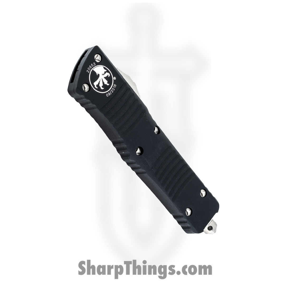Microtech - 142-10AP - Combat Troodon - OTF Auto - Elmax, M390, 204P Apocalyptic Dagger - 6061-T6 Aluminum - Black - Image 7