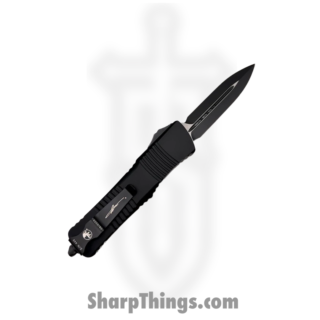 Microtech - 142-1GTJGS - Combat Troodon Signature Series - OTF Auto - Elmax, M390, 204P Coated Dagger - G10/Aluminum - Jade/Black - Image 10