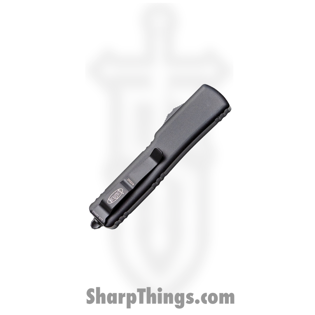 Microtech - 149-1T - UTX-70 - OTF Auto - Elmax, M390, 204P Coated Tanto - 6061-T6 Aluminum - Black - Image 7