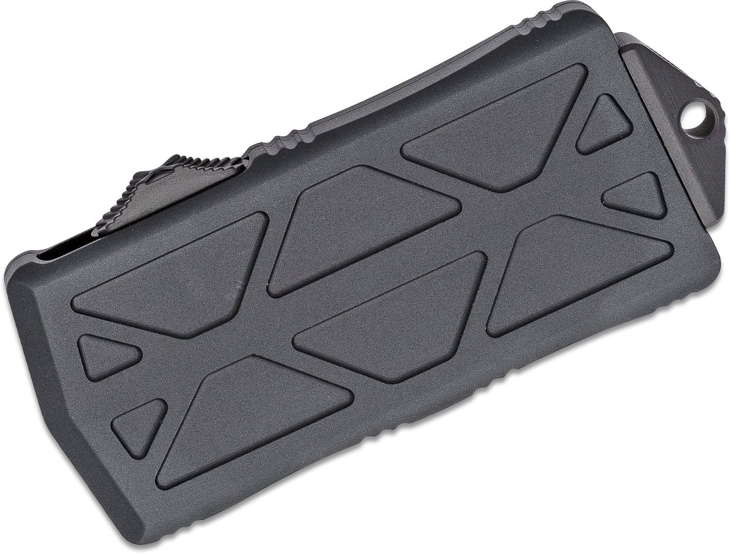 Microtech - 157-1T - Exocet Tactical Money Clip - OTF Auto - Elmax, M390, 204P Coated Dagger - 6061-T6 Aluminum - Black - Image 13