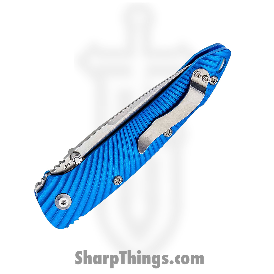 Kizer Cutlery - KI4419A2 - Sliver - Folding Knife - KI4419A2 Sliver Folding Knife - Aluminum - Blue - Image 10