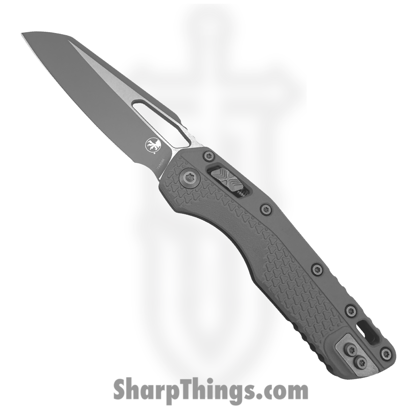 Microtech - 210T-1PMCBG - MSI RAM-LOK S/E - Folding Knife - M390MK Cerakote Modified Sheepsfoot - Injection Molded Polymer - Bull Shark Grey