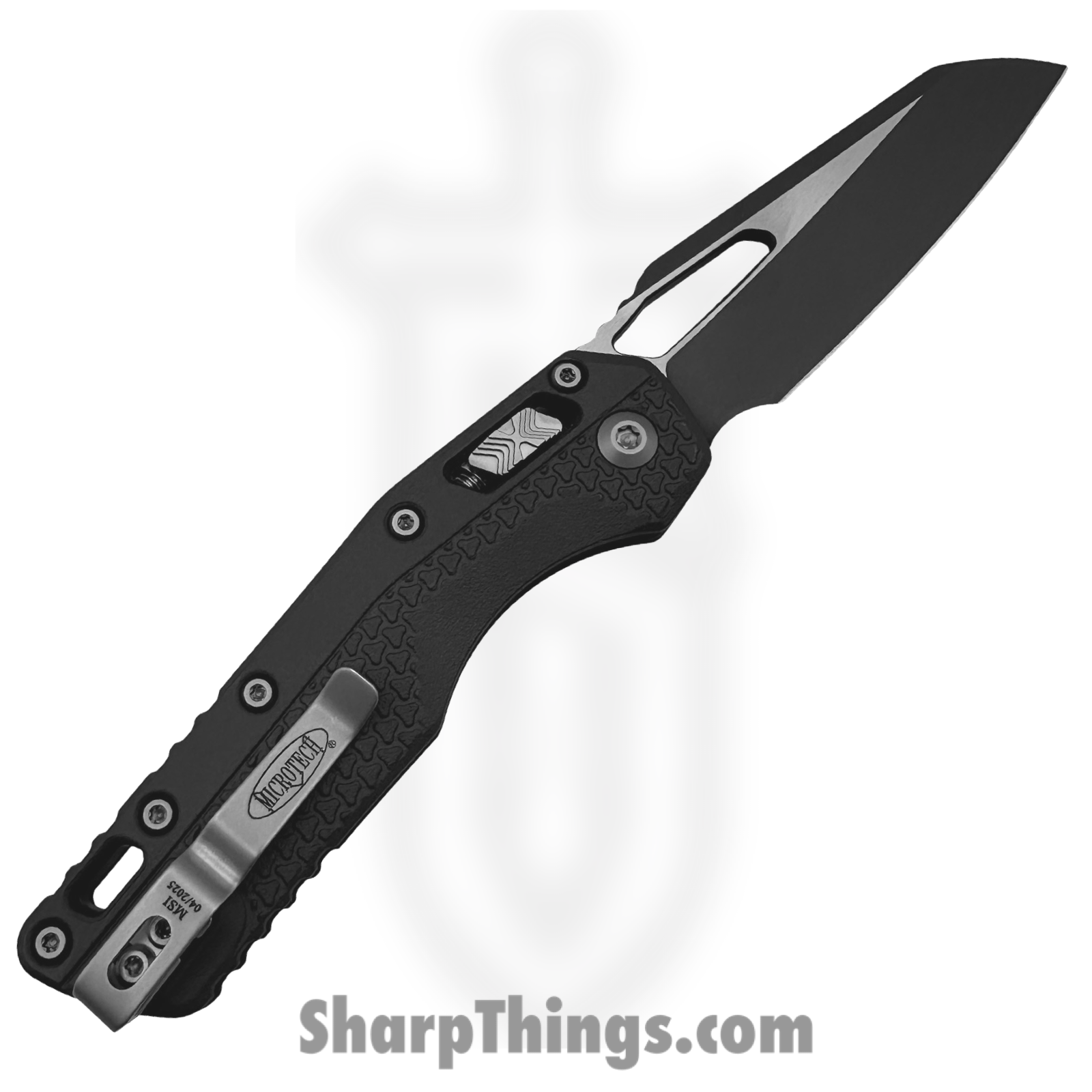 Microtech - 210T-1PMCSG - MSI RAM-LOK S/E - Folding Knife - M390MK Cerakote Modified Sheepsfoot - Injection Molded Polymer - Sniper Grey - Image 2
