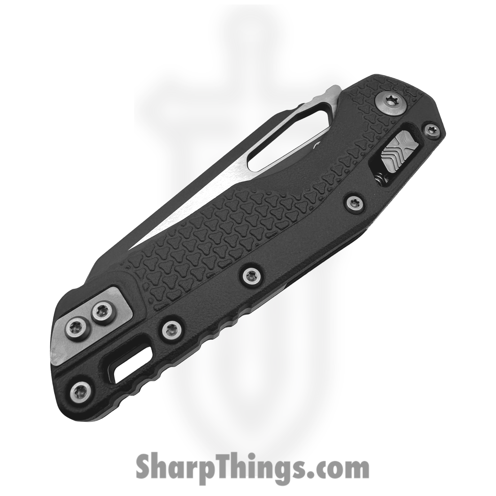Microtech - 210T-1PMCSG - MSI RAM-LOK S/E - Folding Knife - M390MK Cerakote Modified Sheepsfoot - Injection Molded Polymer - Sniper Grey - Image 4