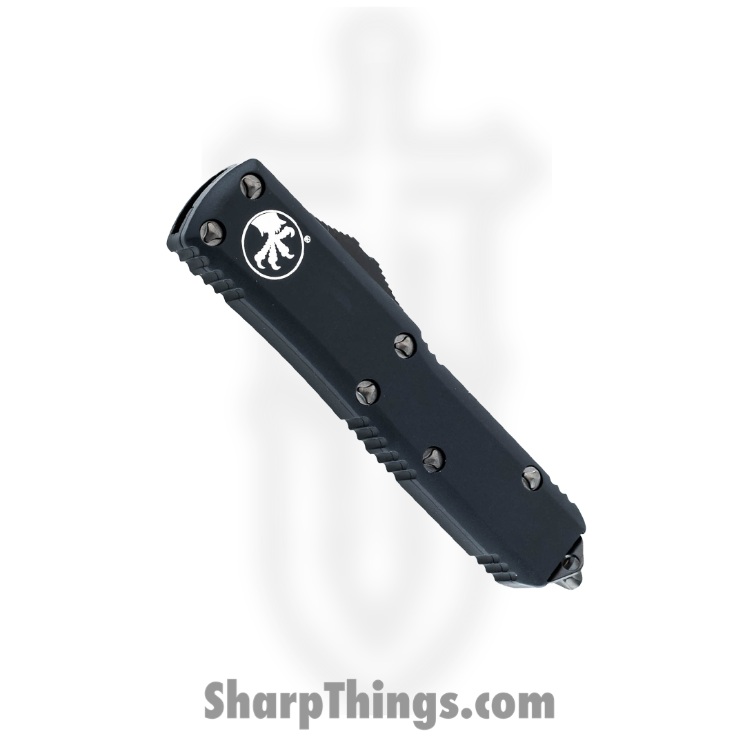 Microtech - 233-1DLCT - UTX-85 Tactical - OTF Auto - Elmax, M390, 204P Coated Tanto - 6061-T6 Aluminum - Black - Image 7