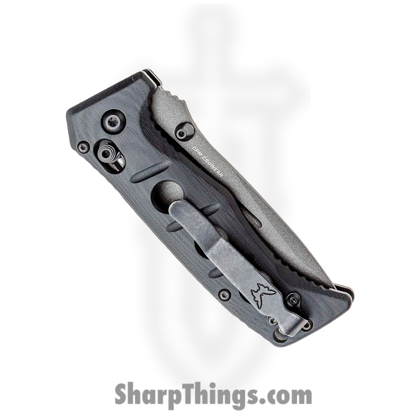 Benchmade - 273GY-1 - Mini Adamas Tactical - Folding Knife - CPM CruWear Coated Drop Point - G10 - Black - Image 14