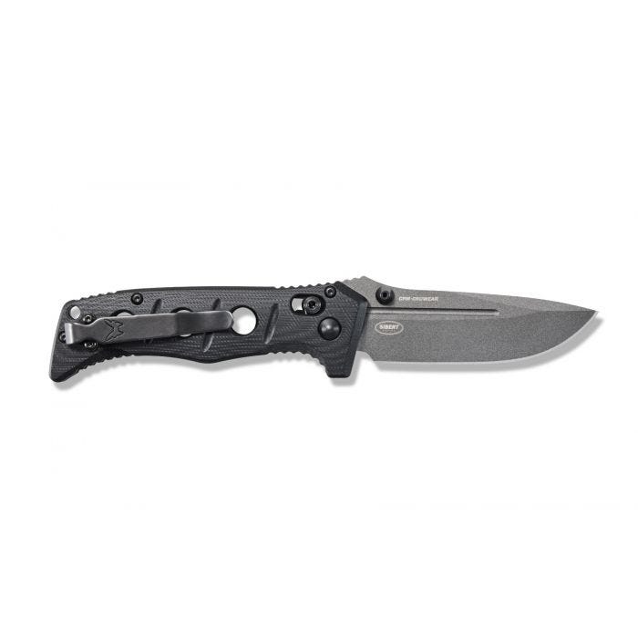 Benchmade - 273GY-1 - Mini Adamas Tactical - Folding Knife - CPM CruWear Coated Drop Point - G10 - Black - Image 20