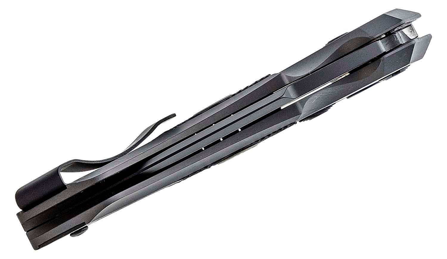 Hogue Knives - 36572 - SIG X5 Emperor Scorpion - Folding Knife - CPM 154 Coated Spear Point - 6061-T6 Aluminum/G10 - Grey/Black - Image 12