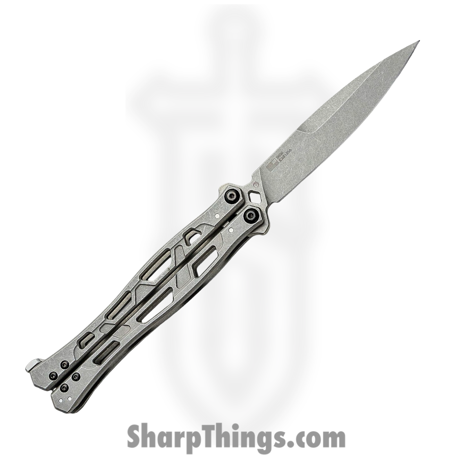 Kershaw - 5050 - Moonsault Balison Spear Point Butterfly Knife - 14C28N Stainless Steel - Image 12