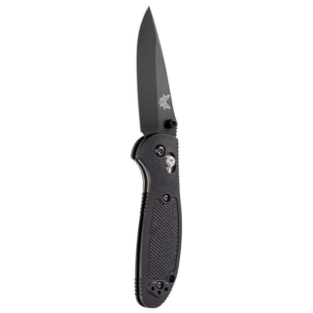 Benchmade - 556BK-S30V - Mini Griptilian - Folding Knife - S30V Coated Drop Point - Grivory - Black - Image 6