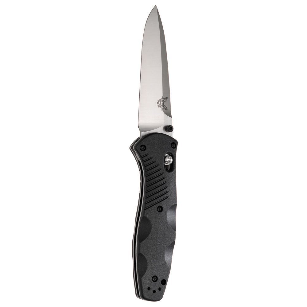 Benchmade - 580 - Osborne Barrage - Assisted Open Knife - 154CM Satin Drop Point - Valox - Black - Image 14