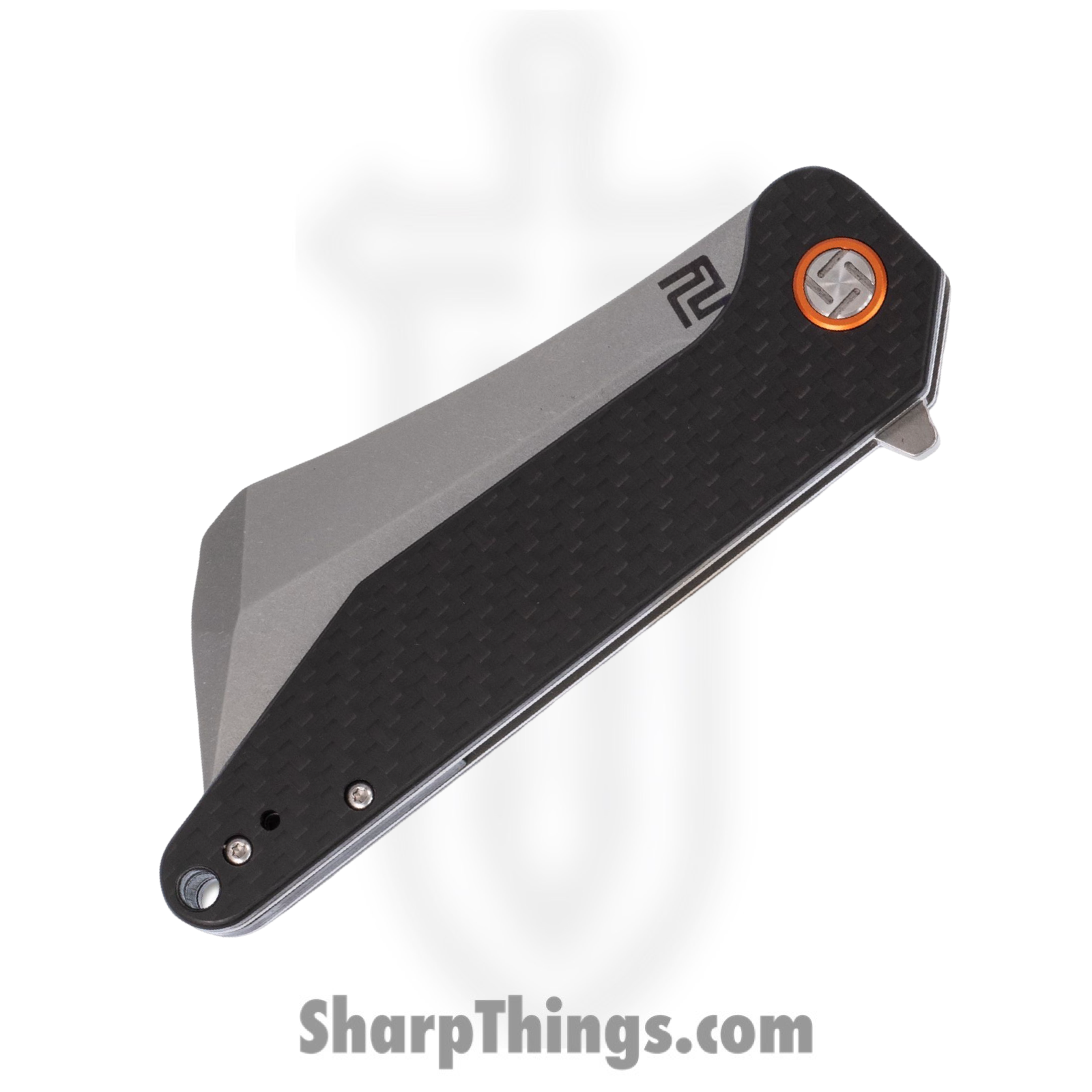 Artisan Cutlery - ATZ1803PCF - Osprey - Folding Knife - D2 Satin Extended Tang - Carbon Fiber - Black - Image 9