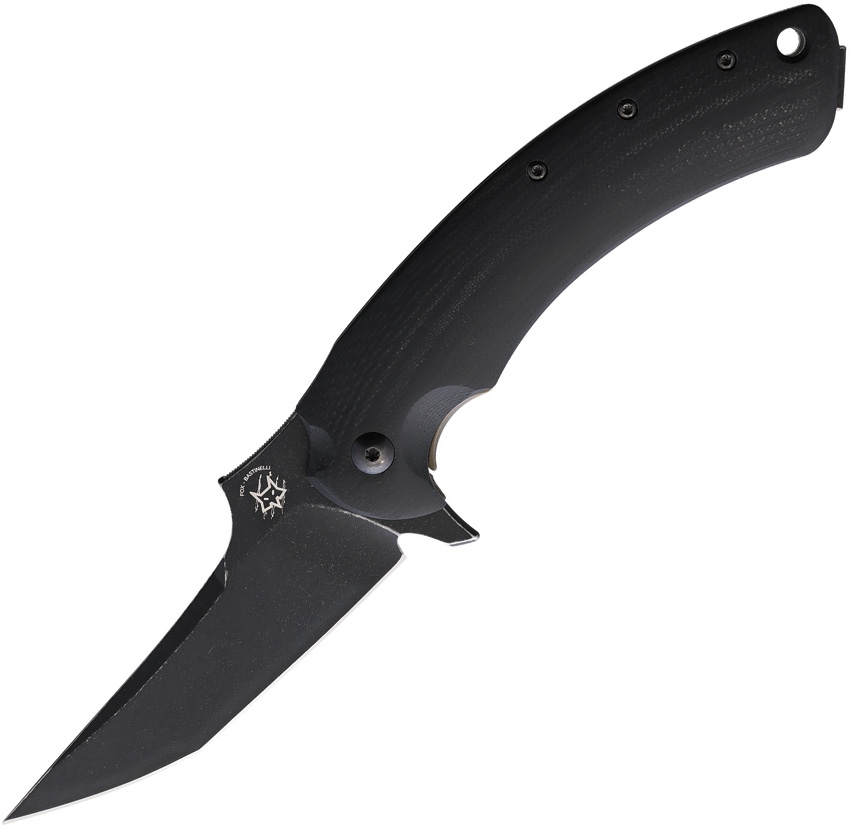 Bastinelli Creations - BAS237B - Gecko - Fixed Blade Knife - N690 Coated Full Tang - G10 - Black - Image 7