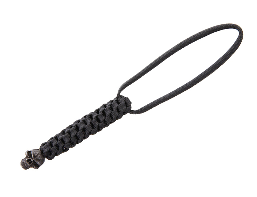 Schmuckatelli Co - SMUKEBLBB - Emerson Lanyard with Bead - Oxide Skull - Black - Image 7