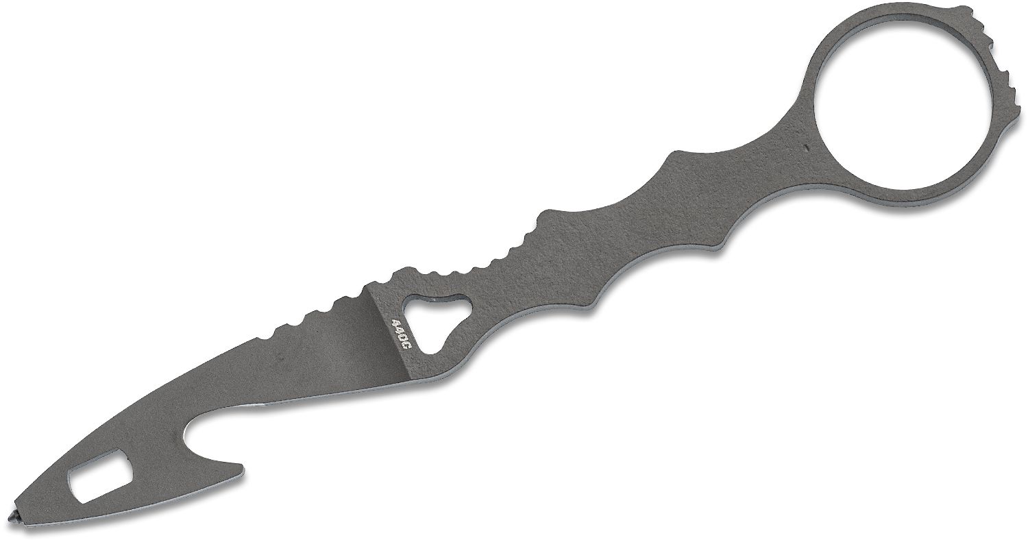 Benchmade - 179GRY - SOCP Rescue Tool - Fixed Blade Knife - 440C SS Coated Rescue Hook - Skeletonized - Black - Image 17
