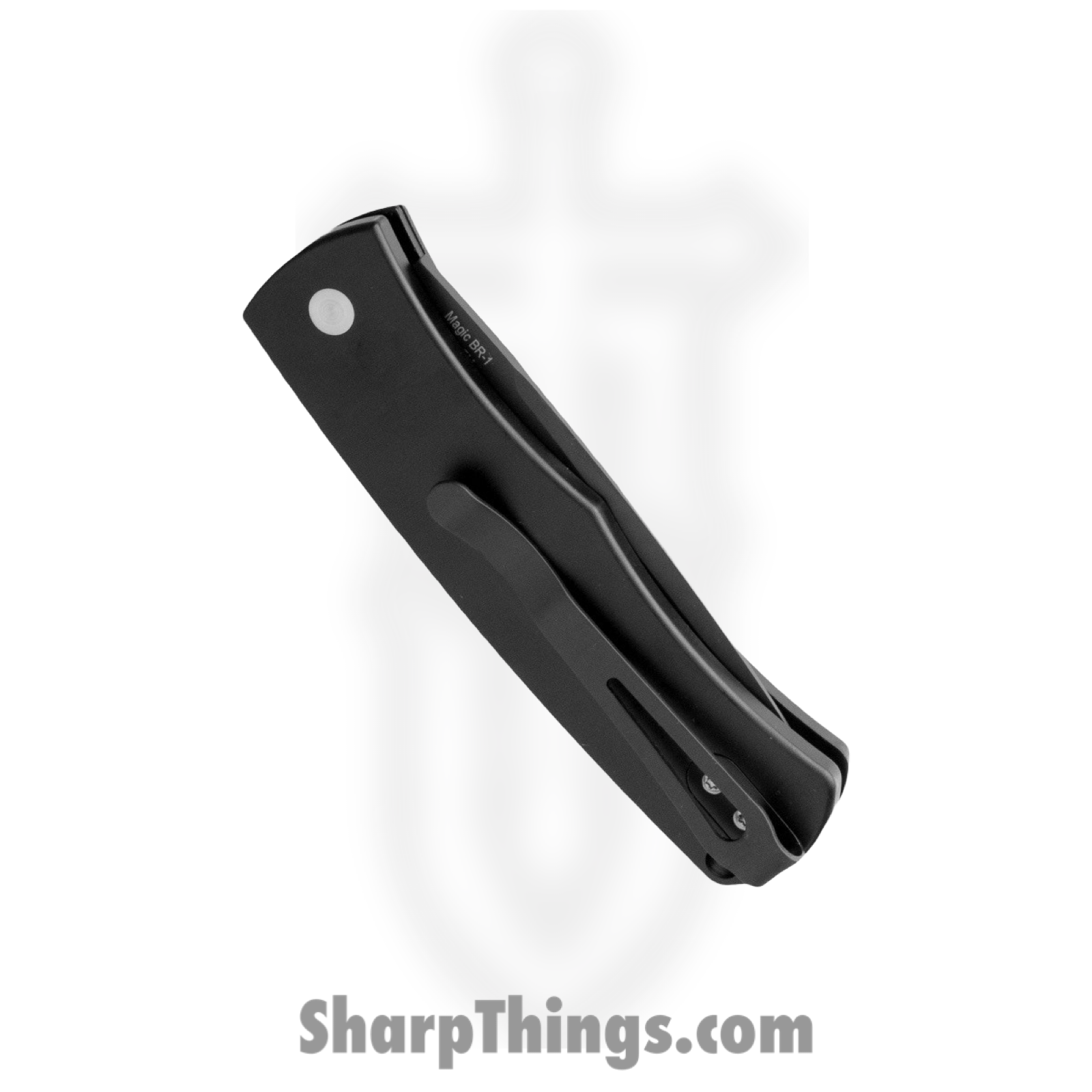 ProTech - BR-1.7 - Magic Whiskers - Automatic Knife - 154CM Coated Drop Point - Aluminum - Black - Image 10