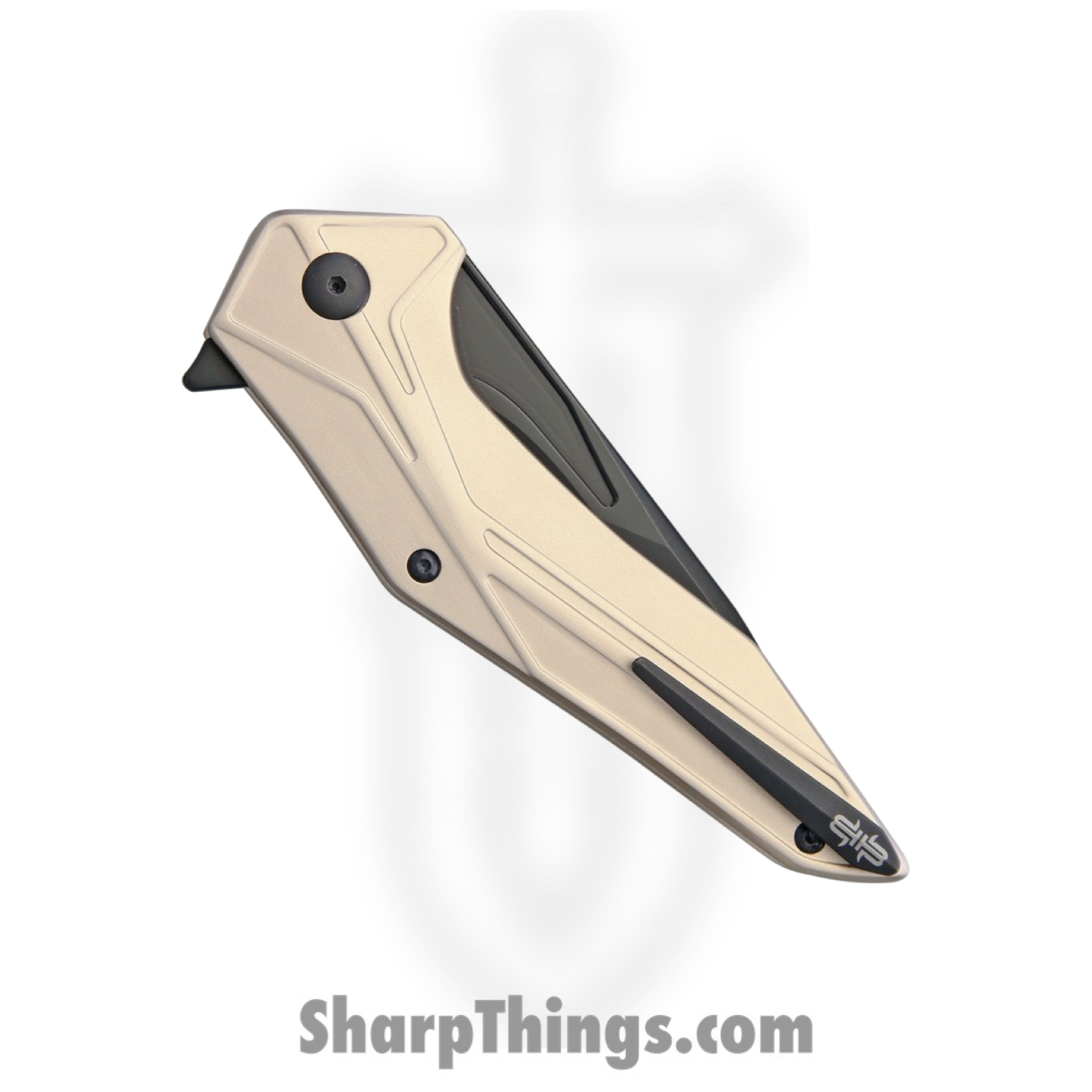 Brous Blades - BRB245 - Tyrant - Folding Knife - D2 Coated Tanto - Aluminum - Pink - Image 4