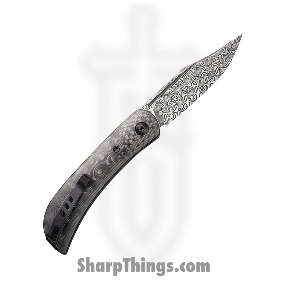 Civivi - C19010CDS3 - Appalachian Drifter II Front Flipper Knife - Damascus Carbon Fiber - Black - Image 9