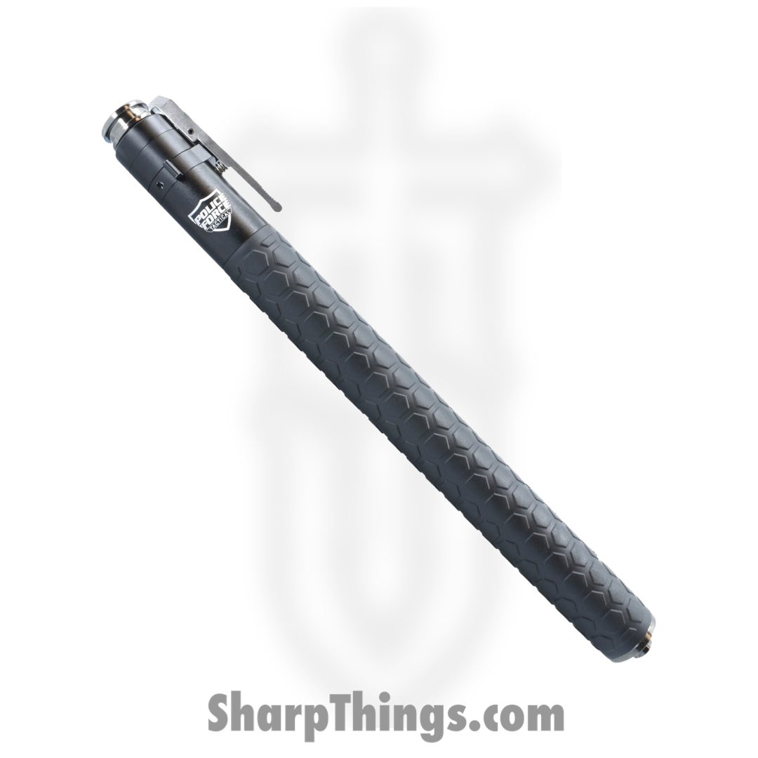 Police Force Tactical - CEP01042 - Expandable Baton Automatic - Aluminum Alloy - Rubber Grip - Black - Image 6