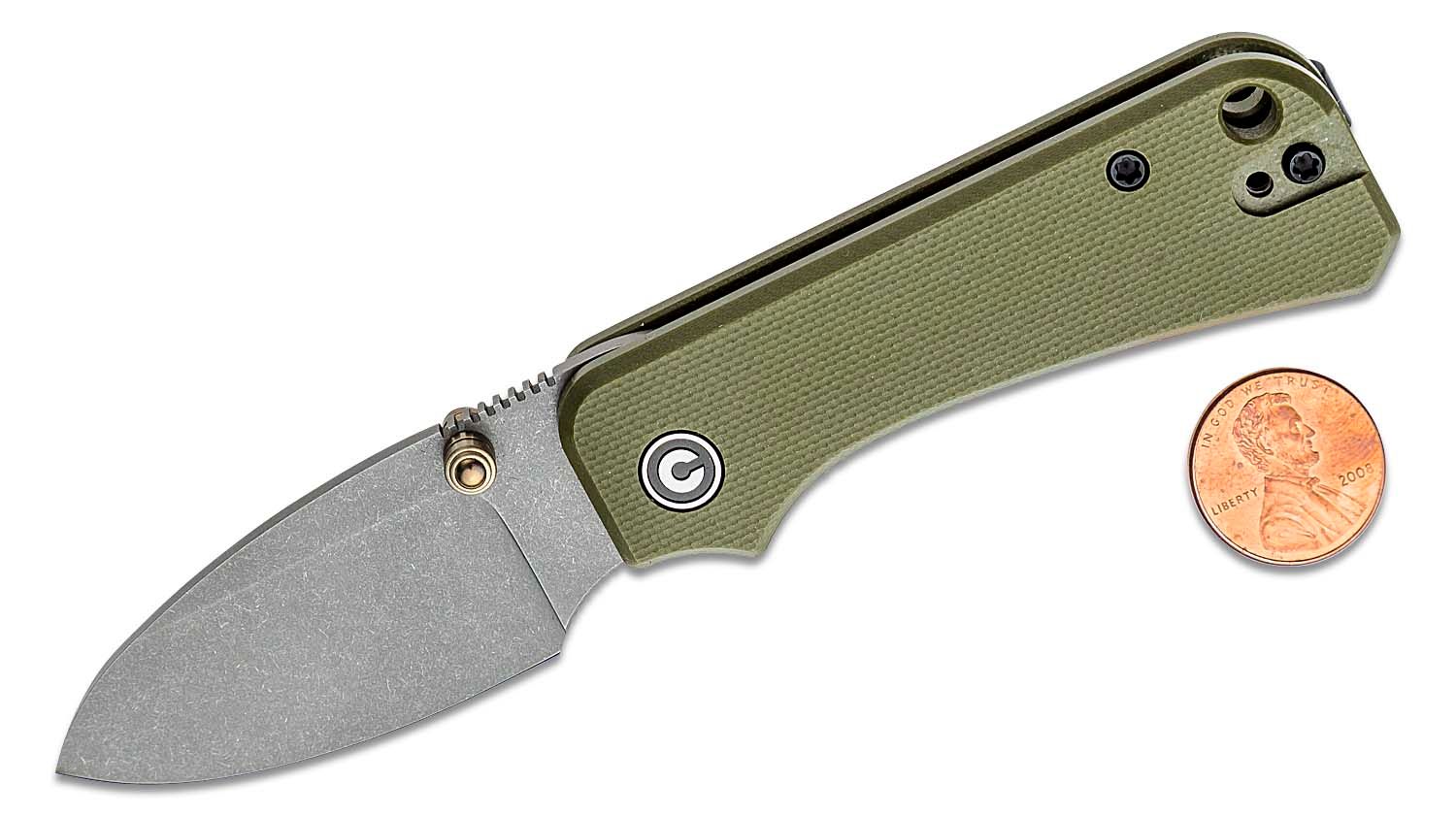 Civivi - CIVC19068S5 - Ben Petersen Baby Banter Folding Knife - Nitro-V Stainless G10 - Green - Image 16