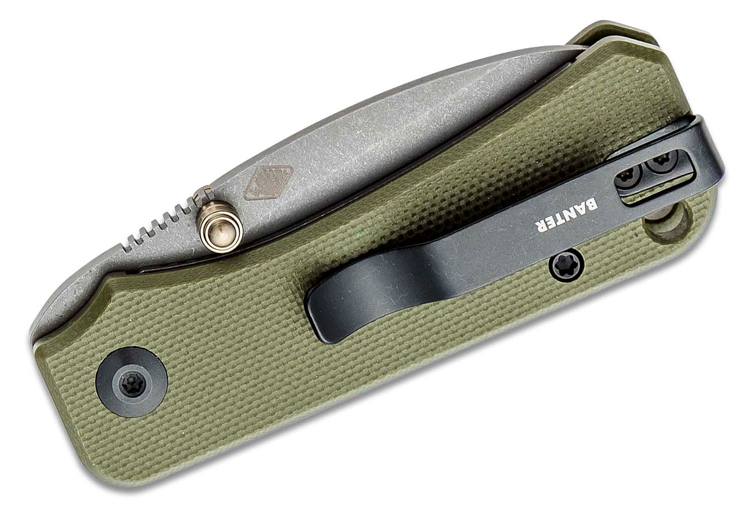 Civivi - CIVC19068S5 - Ben Petersen Baby Banter Folding Knife - Nitro-V Stainless G10 - Green - Image 18