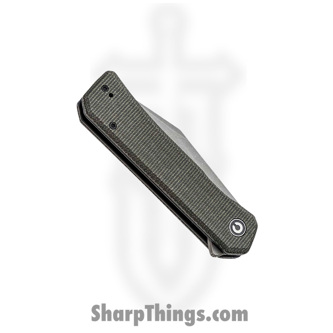 Civivi - CIVC20077B3 - Relic Linerlock Folding Knife - Nitro V Micarta - Green - Image 12