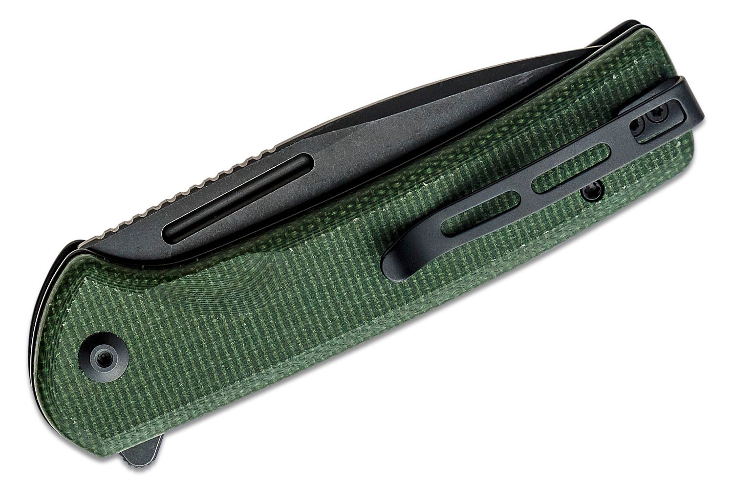 Civivi - CIVC210062 - Conspirator Button Lock - Nitro V Micarta - Green - Image 18