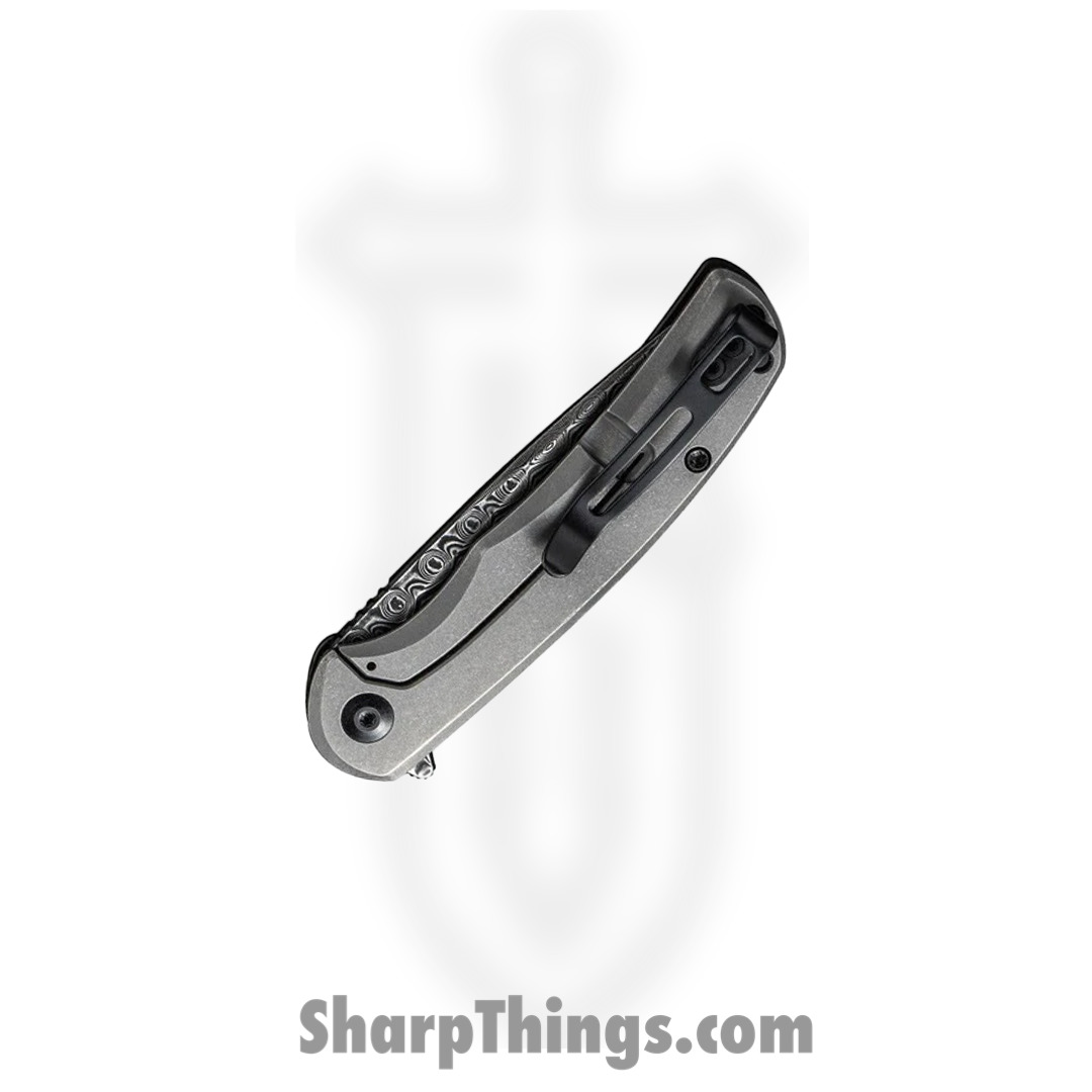 Civivi - CIVC2110DS1 - NOx Hand Rubbed Drop Point Flipper Knife - Damascus C/F Stainless - Black - Image 13