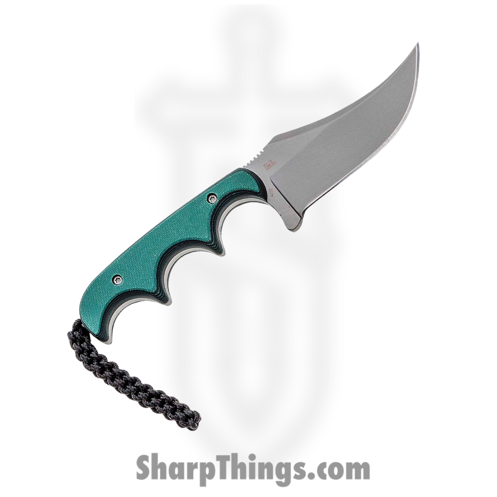 CRKT - 2379 - Minimalist Persian - Fixed Blade Knife - 8Cr13MoV Bead Blast Persian - Polished Resin Infused Fiber - Green - Image 8