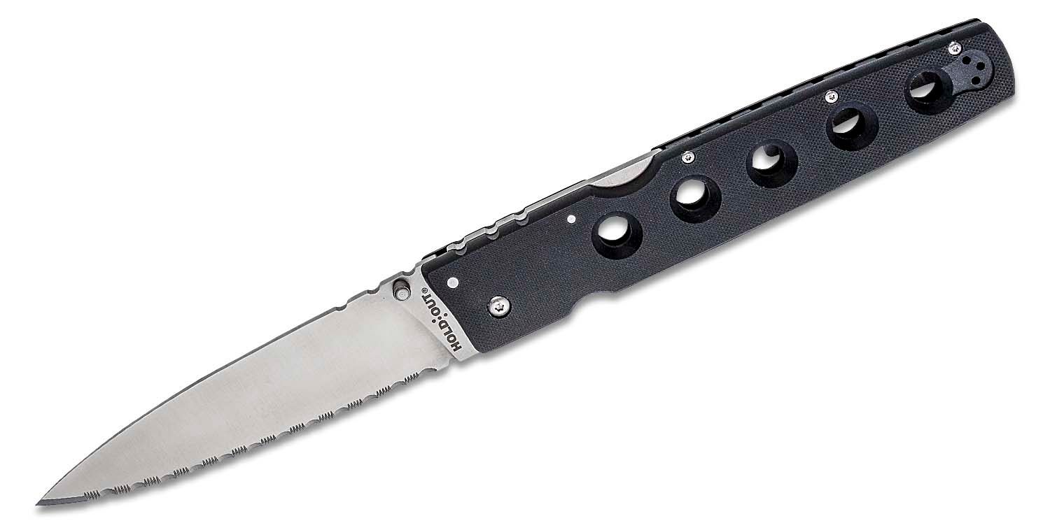Cold Steel - CS-11G6S - Hold Out Folding Knife - CPM-S35VN G10 - Black - Image 11