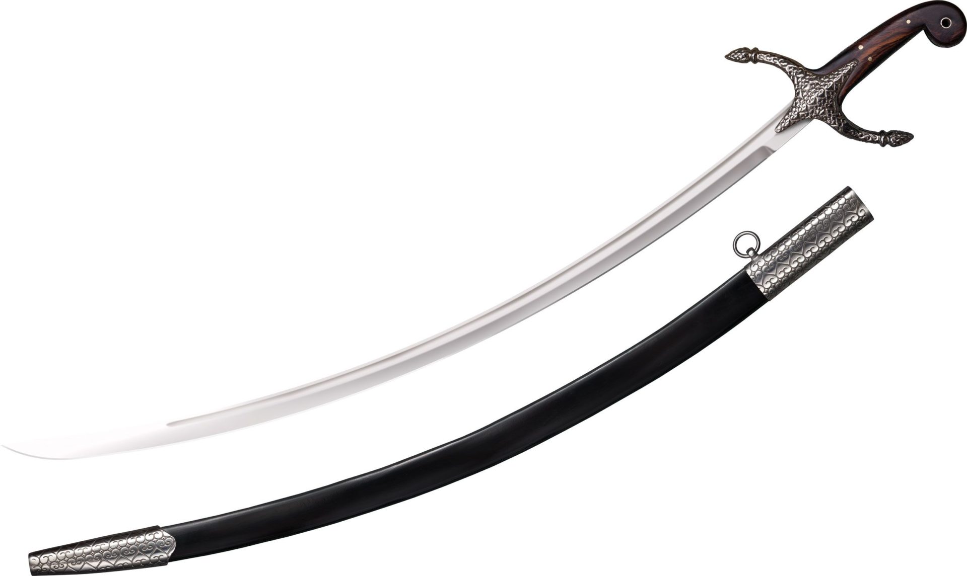 Cold Steel - CS-88SYS - Scimitar - Carbon Steel Rosewood - Black - Image 6
