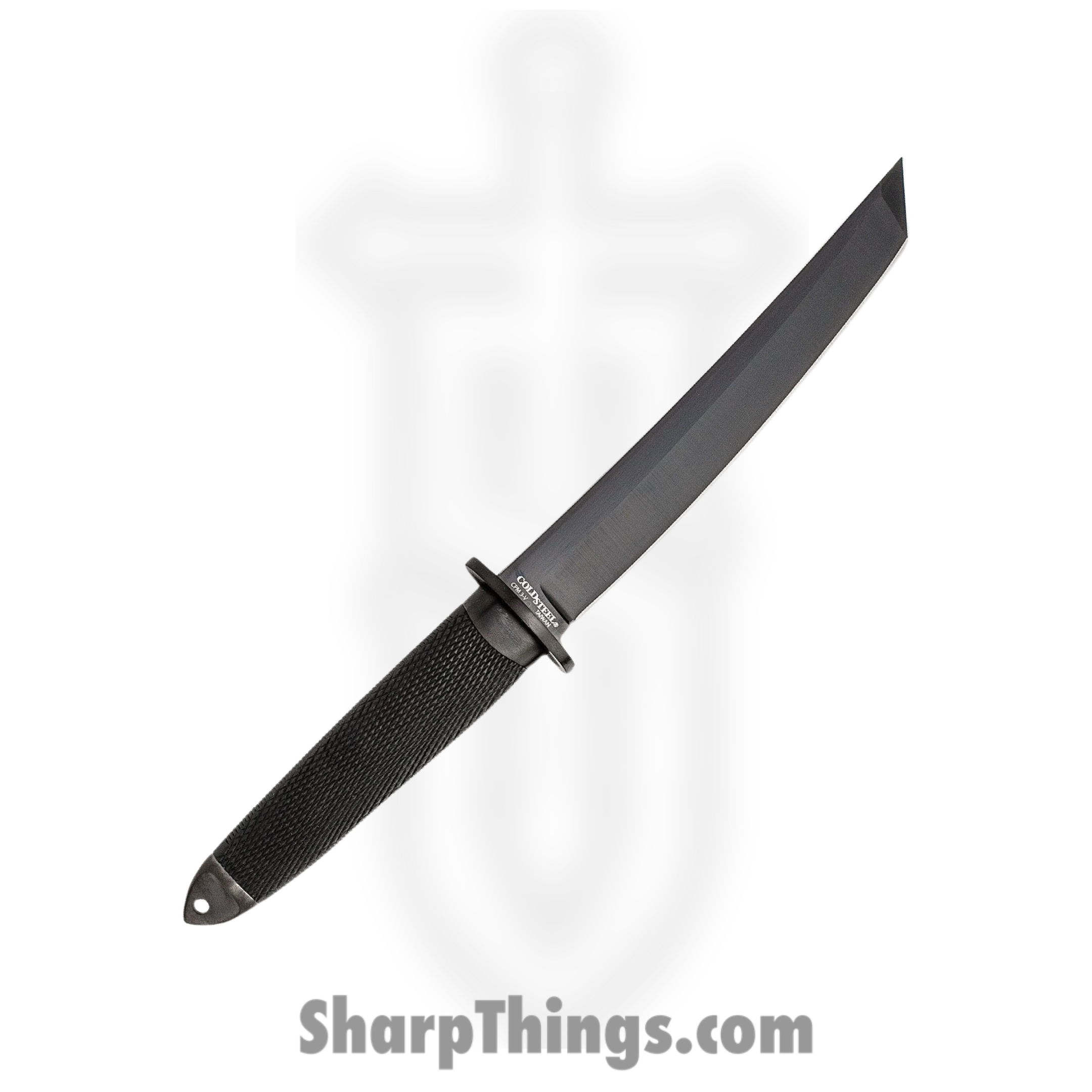 Cold Steel - CS13QMBII - Magnum Tanto II - Fixed Blade Knife - 3V DLC Tanto - Kray-Ex - Black - Image 6
