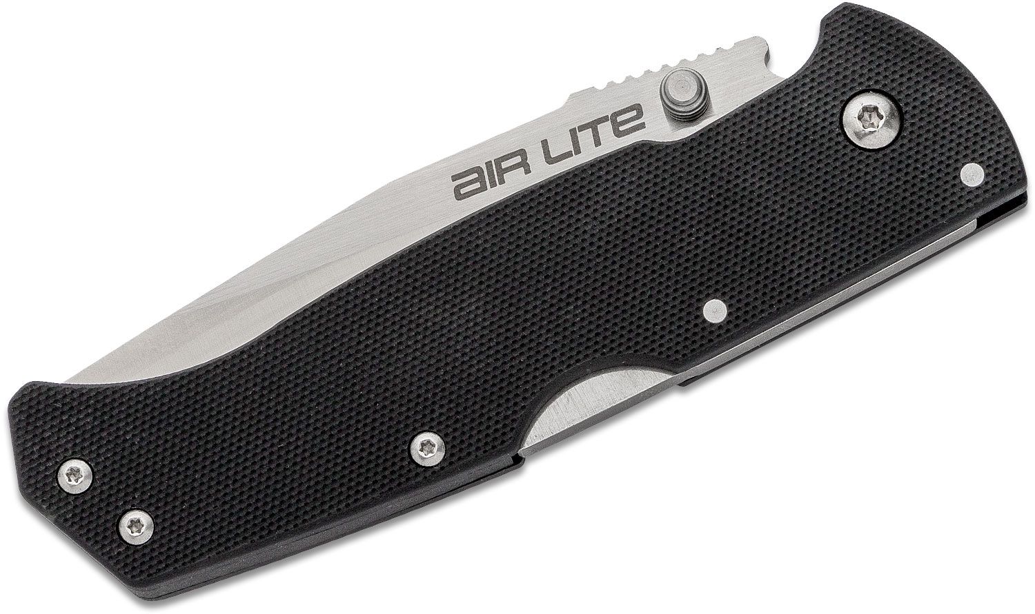 Cold Steel - CS26WT - Air Lite Folding Knife Tanto - Satin AUS-10 - G10 - Black - Image 14