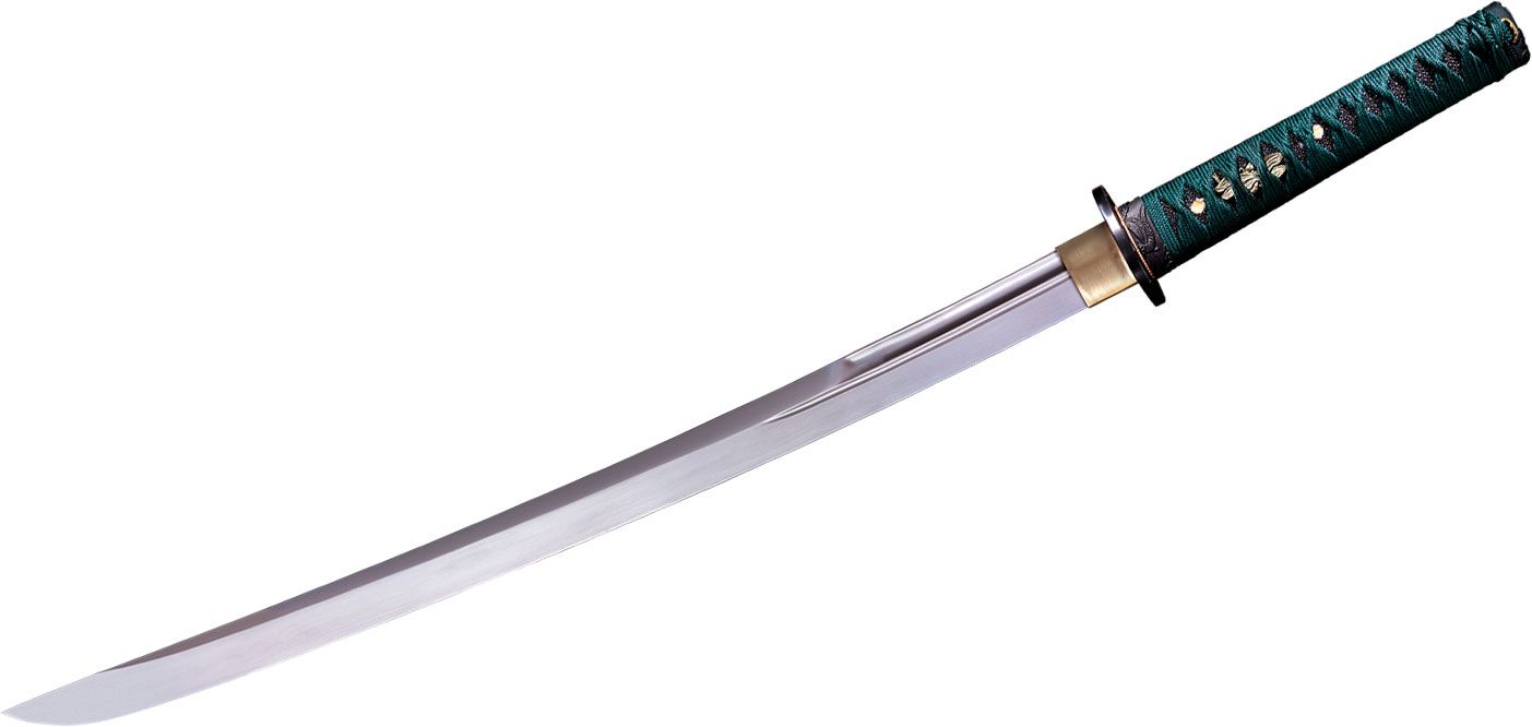 Cold Steel - CS88DW - Dragonfly Wakizashi - Fixed Blade Knife - Polished1055 - Ray Skin - Brass Menuki - Image 14