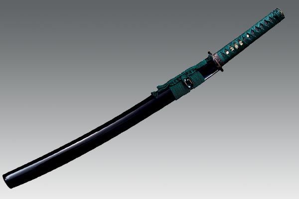 Cold Steel - CS88DW - Dragonfly Wakizashi - Fixed Blade Knife - Polished1055 - Ray Skin - Brass Menuki - Image 13
