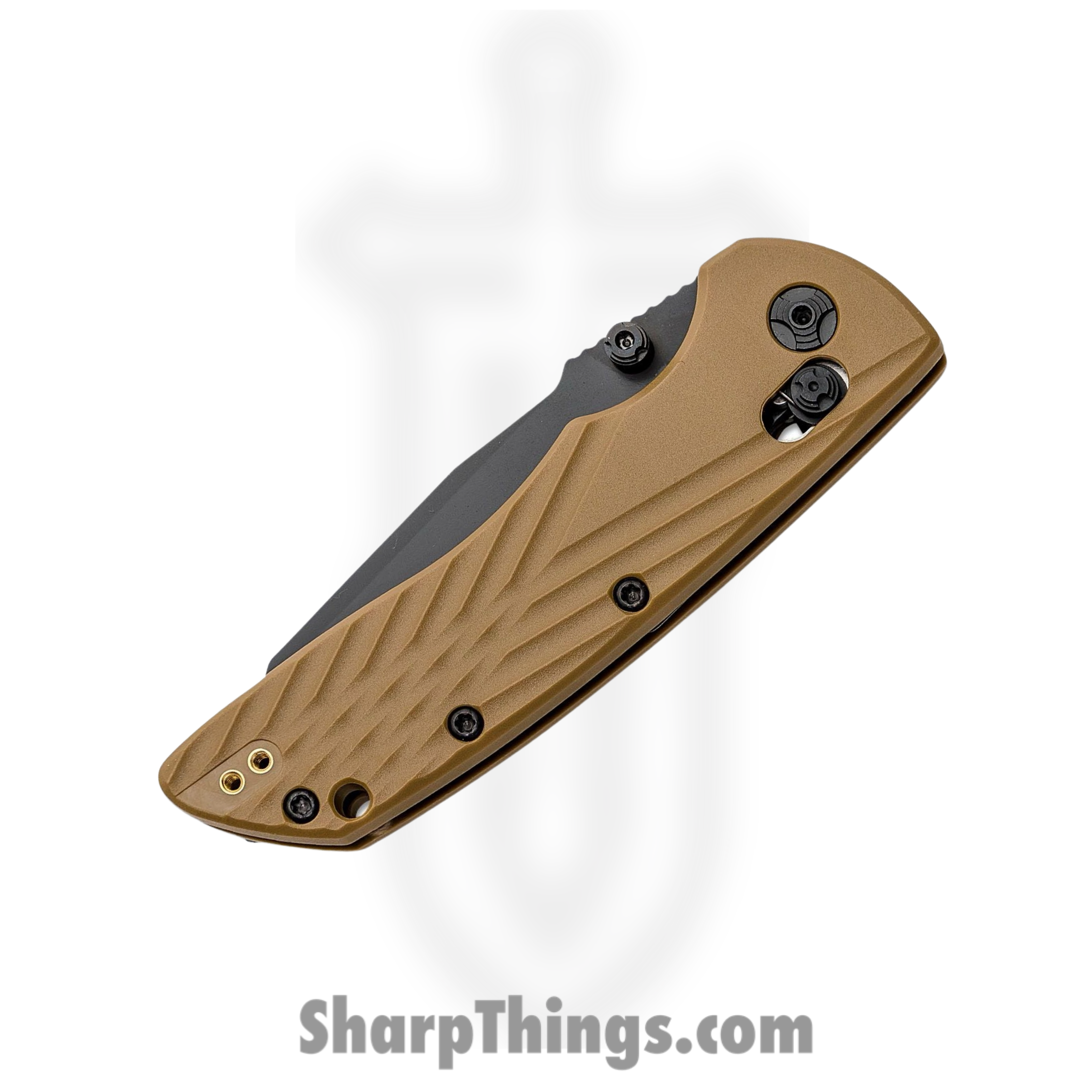 Hogue Knives - HO24367 - Deka - Folding Knife - CPM-Magnacut Black Cerakote Modified Wharncliffe - FDE Polymer Scales - Flat Dark Earth - Image 8
