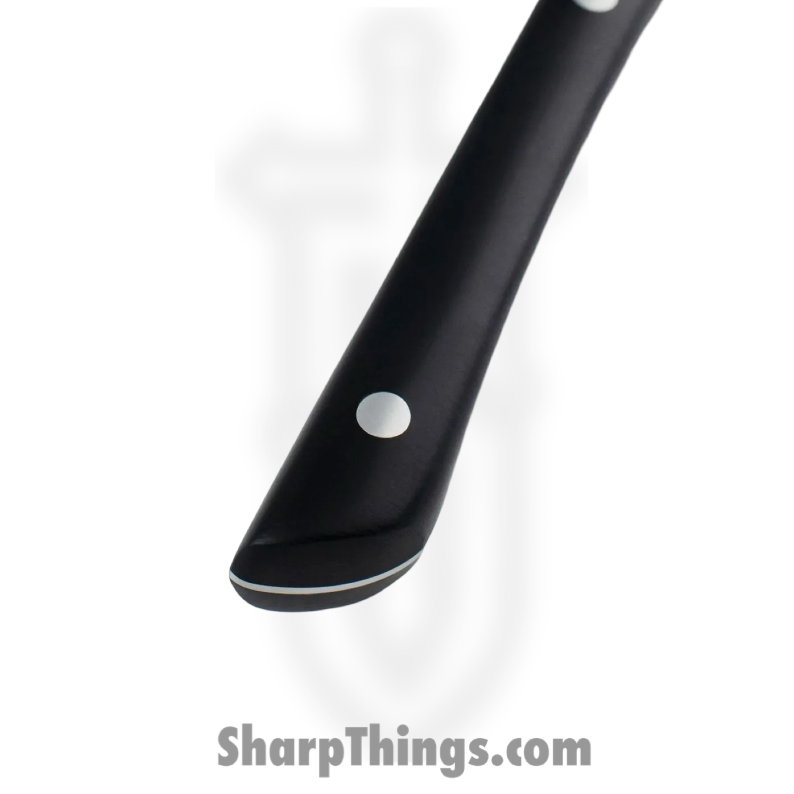 Kai - HT7068 - Pro Paring 3.5" - Fixed Blade Knife - AUS-6 Hammered Drop Point - POM - Black - Image 12