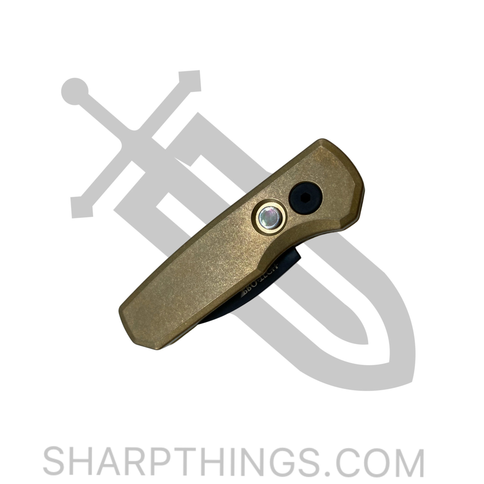ProTech - R5112 - Runt 5 - Automatic Knife - CPM-20CV Coated Wharncliffe - Aluminum - Bronze - Image 8
