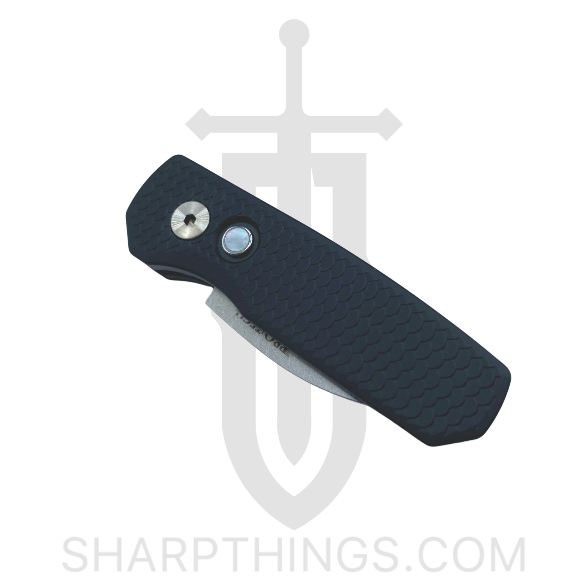 ProTech - R5130 - Runt 5 Limited - Automatic Knife - CPM-20CV Coated Wharncliffe - Aluminum - Black - Image 9