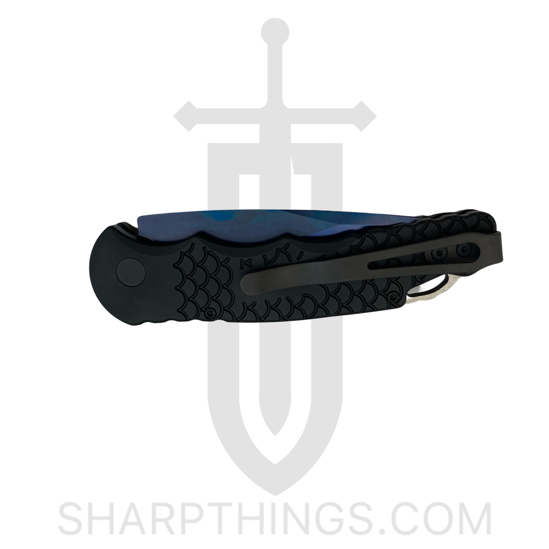 ProTech - TR-5X1 SB - Tactical Response 5 - Automatic Knife - S35VN Sapphire Blue Drop Point - Aluminum - Black - Image 9
