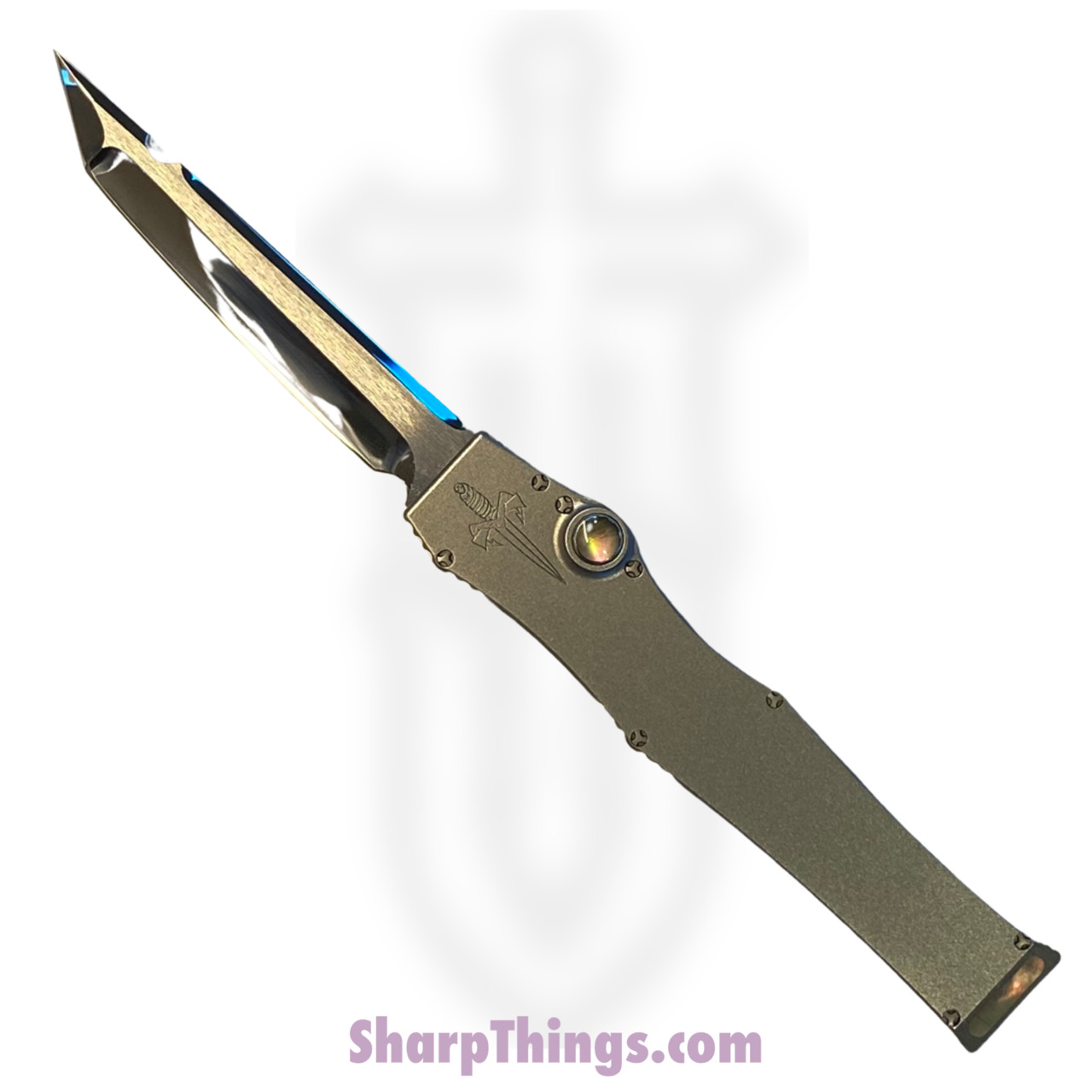 Marfione Custom Knives - 349-MCK-Mir - Marfione Custom Halo III Mini - Automatic Knife - 349-MCK-Mir Marfione Custom Halo III Mini Automatic Knife - 416 SS/MOP - Natural - Image 31