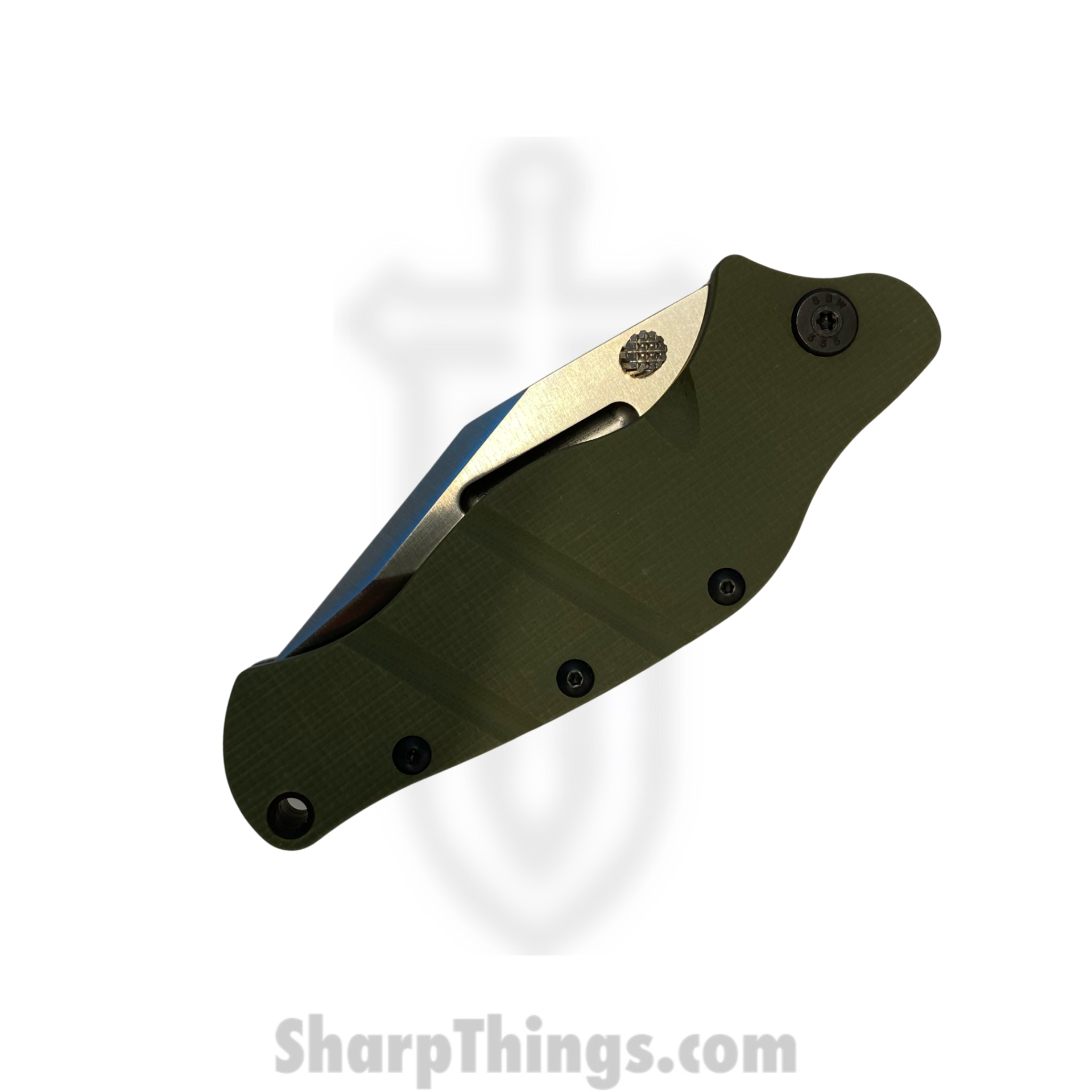 Sniper Bladeworks - LPCODGSAT - LPC - S35VN - Titanium - G10 - OD Green - Image 6