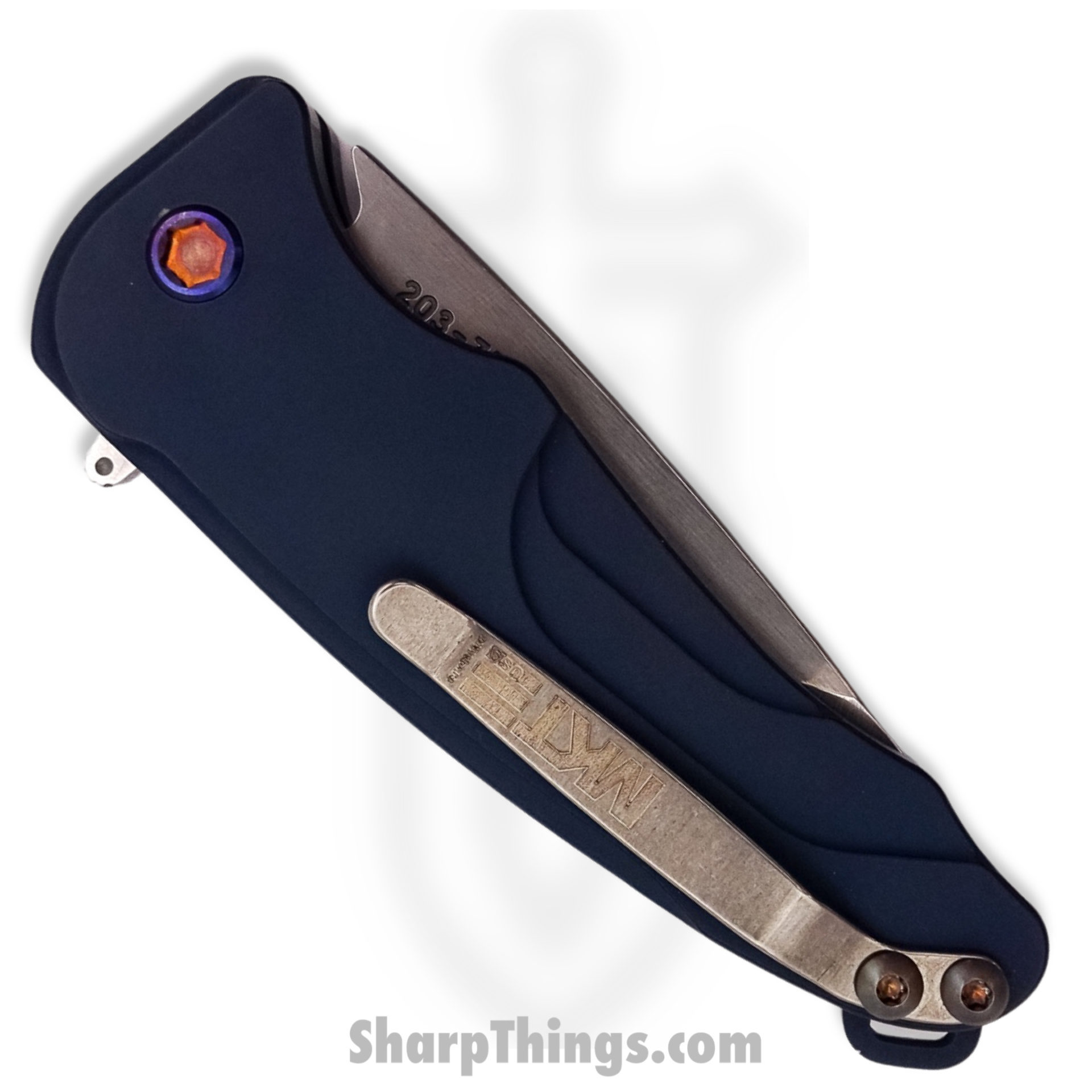Medford Knife - MK039STQ-44AU-TFCS-Q4 - Smooth Criminal Folder - S35VN - Blue - Image 11