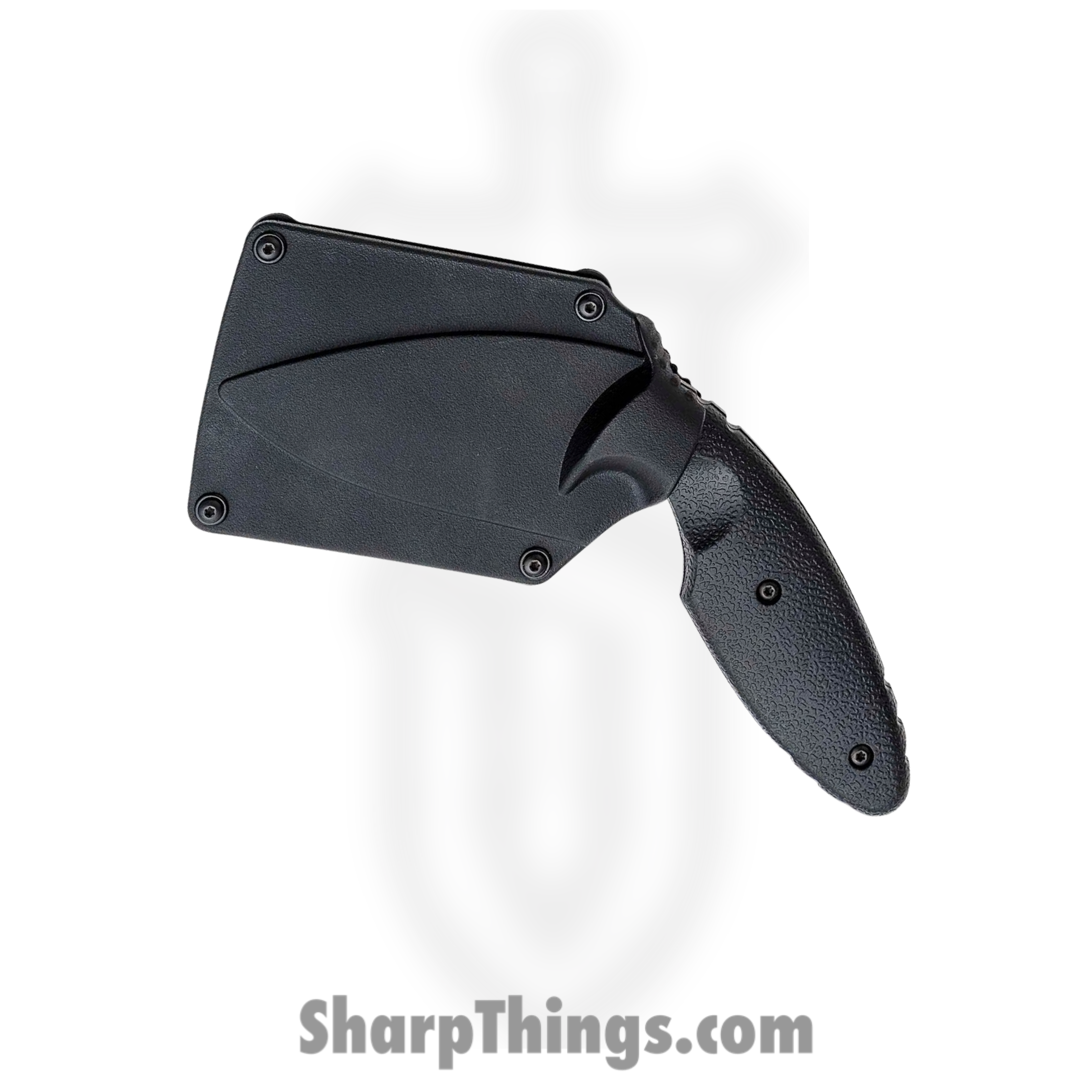 Ka-Bar - KA1481 - TDI Law Enforcement Knife - Fixed Blade Knife - AUS 8A Black Drop Point - Zytel - Black - Image 8
