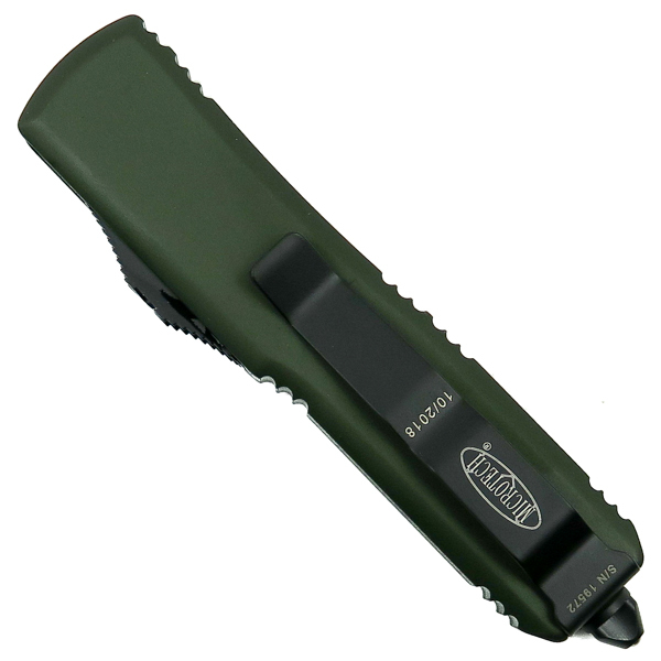 Microtech - 231-1OD - UTX-85 - OTF Auto - Black Drop Point - 6061 T6 Aluminum - OD Green - Image 12