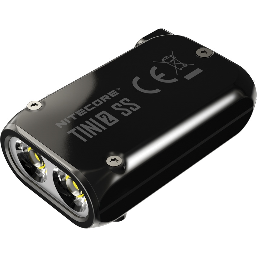 Nitecore - NCTINI2SS - TINI 2 Keychain LED Light - Stainless Steel - Black - Image 8