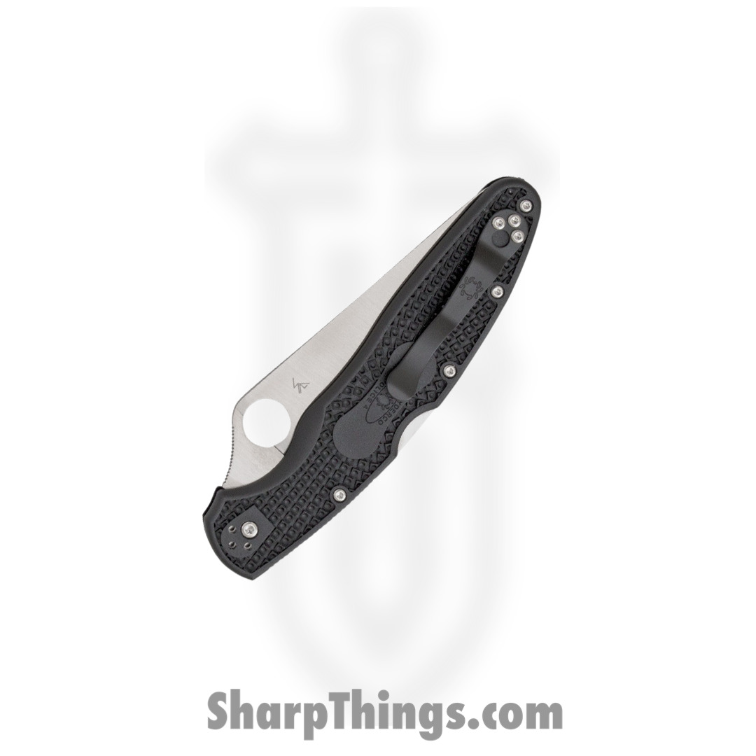 Spyderco - SC07PBK4 - Police 4 Lightweight - Folding Knife - VG-10 Satin Drop Point - FRN - Black - Image 13