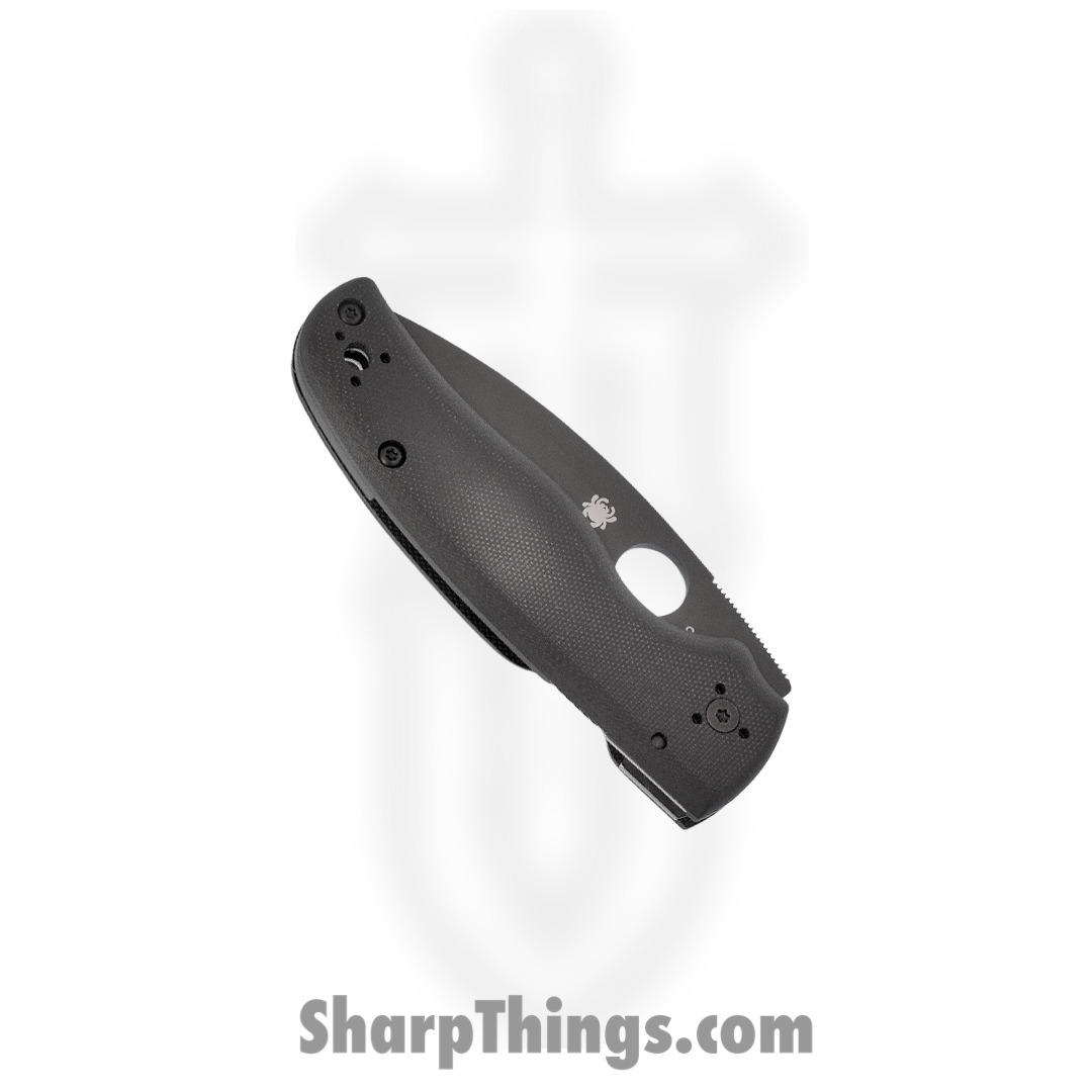Spyderco - SC229GSBK - Shaman - Folding Knife - S30V Coated Drop Point - G10 - Black - Image 10