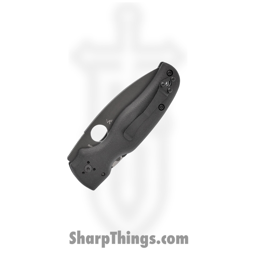 Spyderco - SC229GSBK - Shaman - Folding Knife - S30V Coated Drop Point - G10 - Black - Image 11